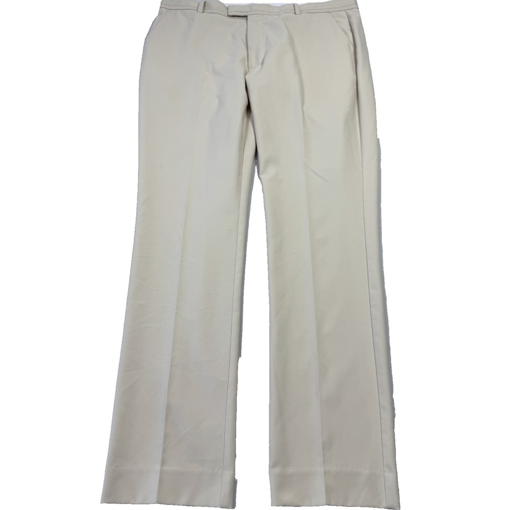 G/Fore Golf Chino Pants Performance Stretch‎ Polyester Spandex Beige Men's 38x34